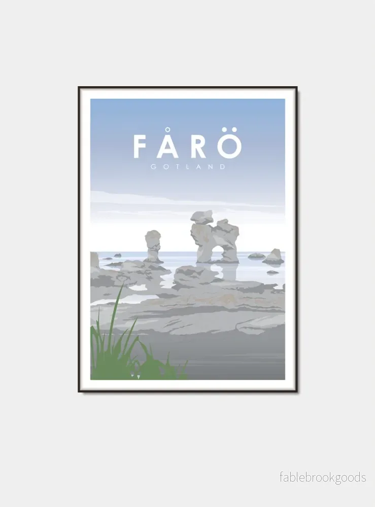 Fårö – Gotland poster Fårö – Gotland poster