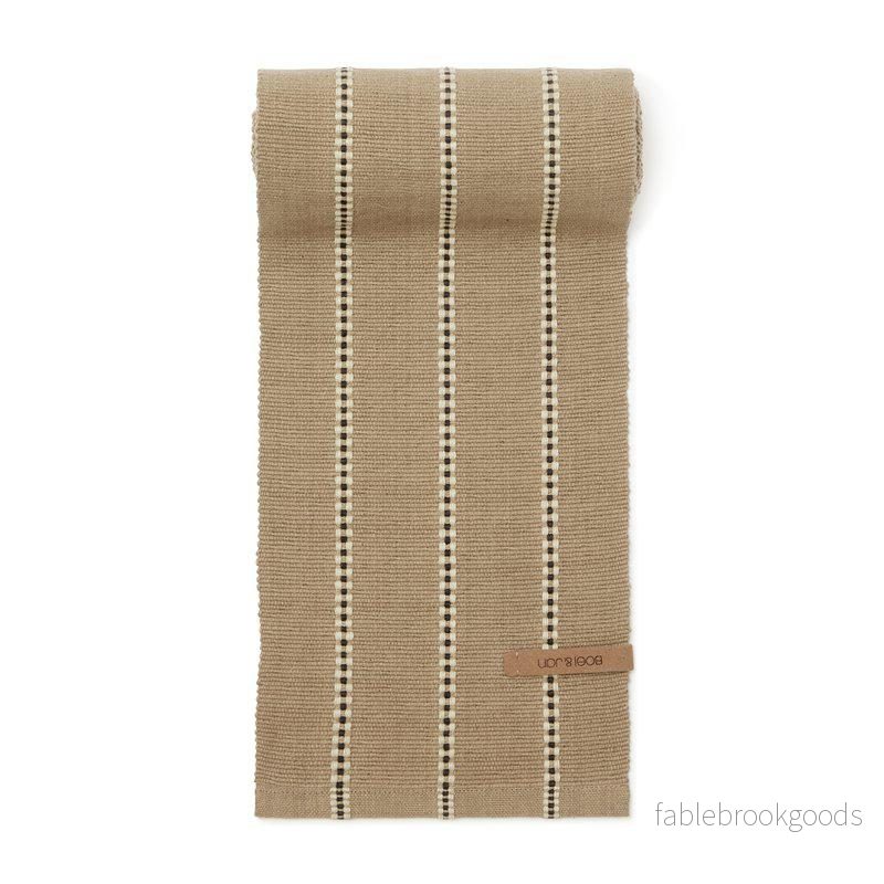 Helga Löpare Beige, smal
