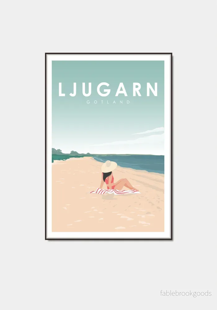 Ljugarn – Gotland poster Ljugarn – Gotland poster