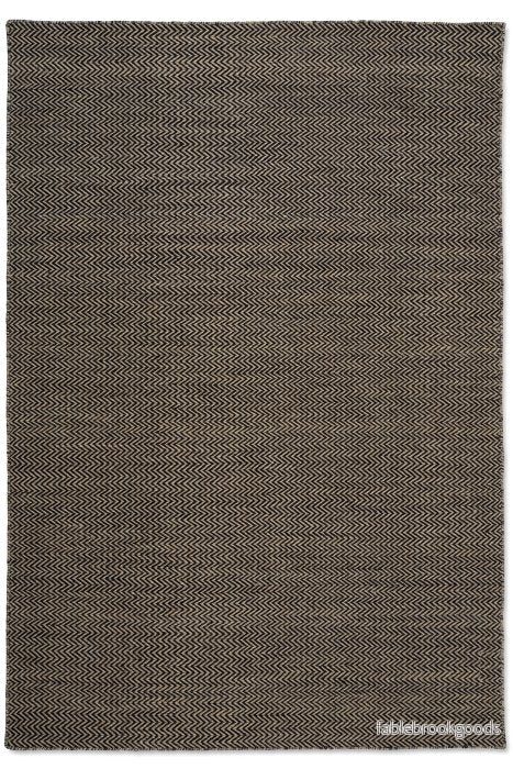Måttanpassad Matta Herringbone Svart/Natur Måttanpassad Matta Herringbone Svart/Natur