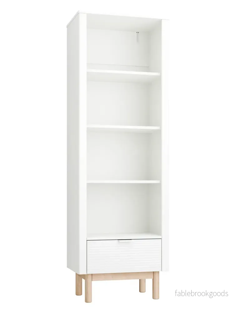 Maria Bookcase high, White color Maria Bookcase high, White color