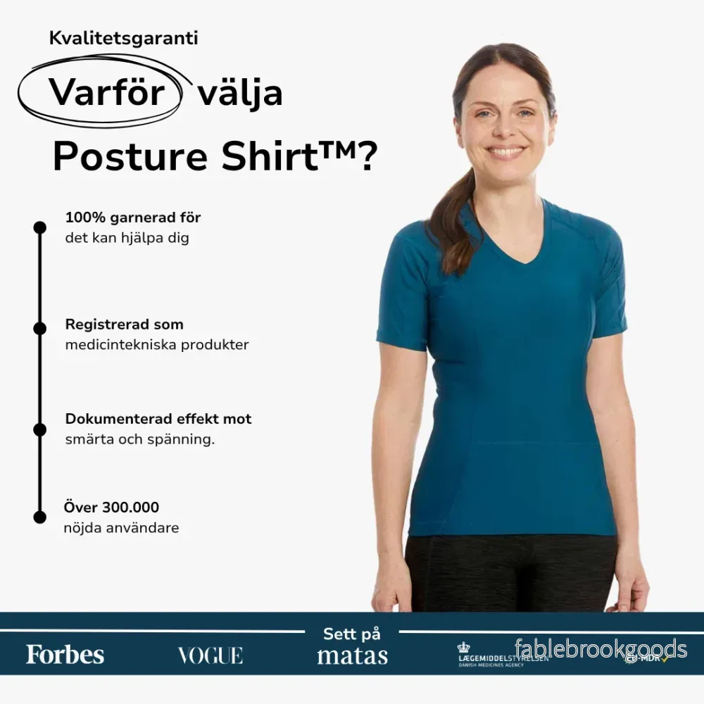 Women's Posture Shirt™ - Blå - Bild 3