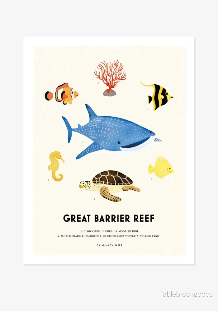 Poster, Casablanca Paper, Great Barrier Reef