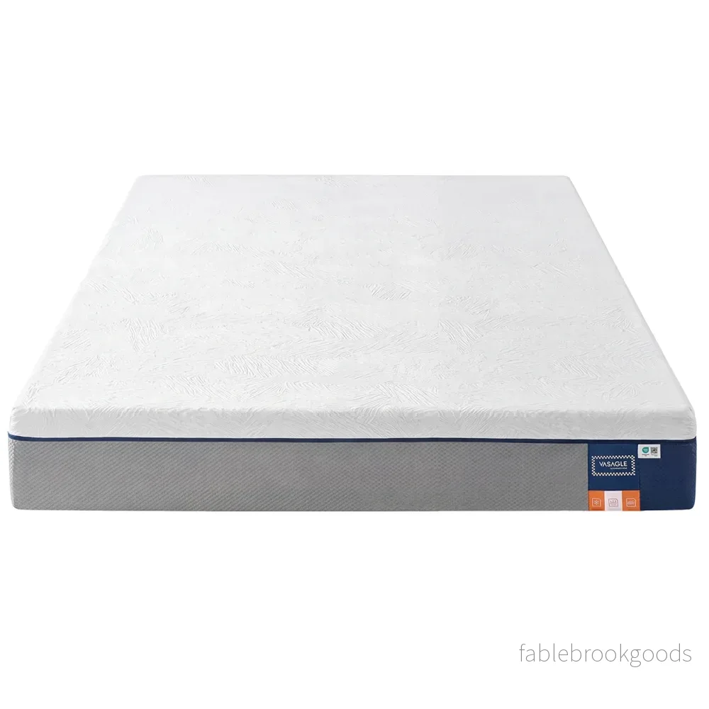 Matras - 140 x 200 x 20 cm - Gel Traagschuim - 7 Zones - Blauw - Bild 2