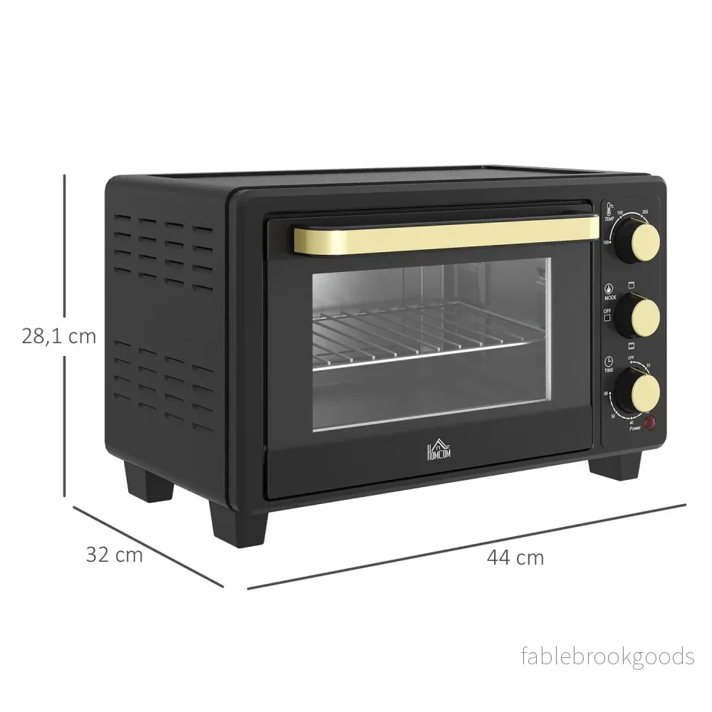 16L Miniugn, 1400W, Grill & Bakplåt, Svart - Bild 3