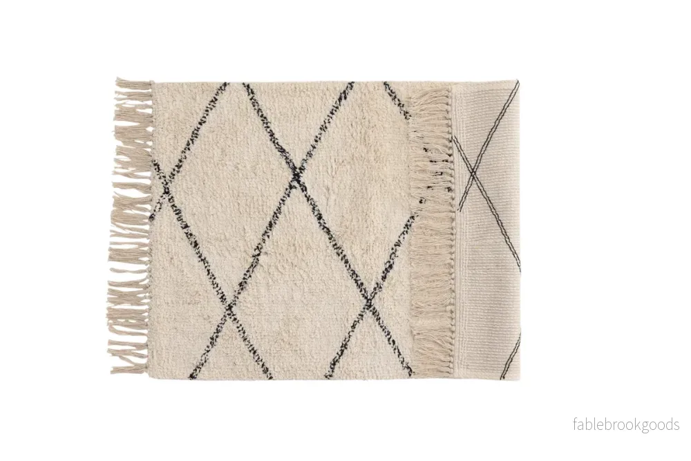 Thelma Badrumsmatta 80 x 50 cm Vit | Venture Home - Bild 3