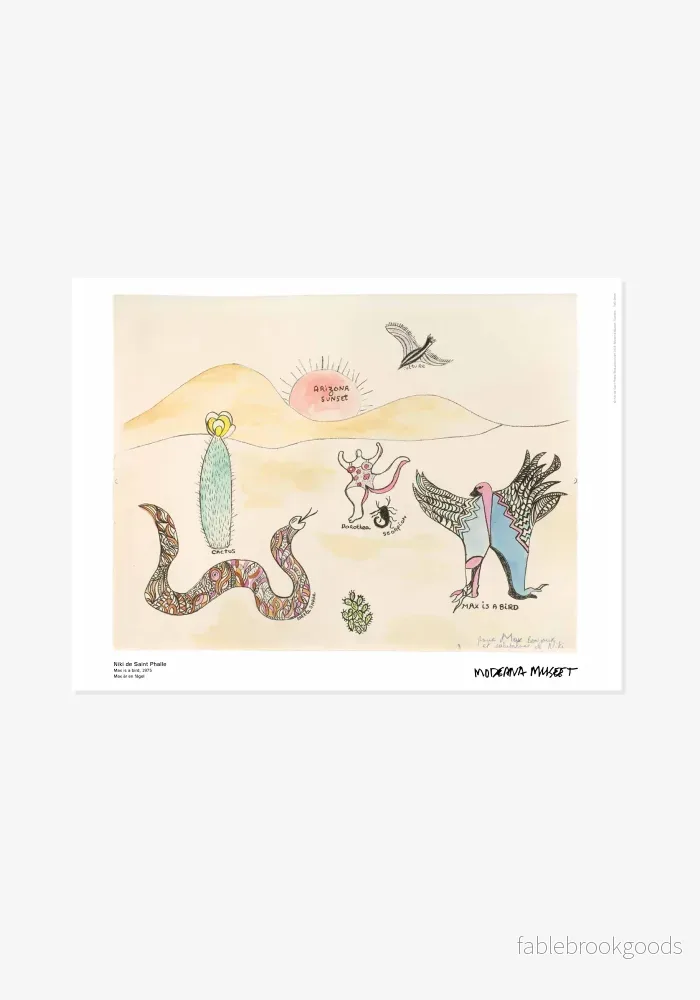 Poster: Niki de Saint Phalle, Max is a bird