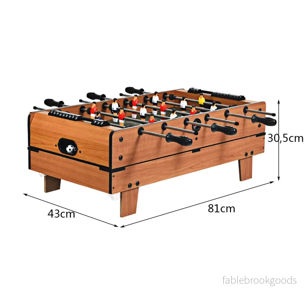 i – spelbord biljardbord och bordtennisbord airhockeybord bordsfotboll – 4 1 81 x 43 x 30,5 cm – Grön och natur - Bild 3