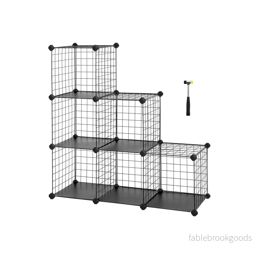 Kubskåp – Flexibelt insatsställ – Svart Kubskåp – Flexibelt insatsställ – Svart