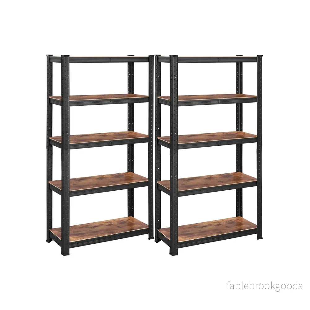 Set med 2 stående ställ – Justerbara och delbara – Svart Set med 2 stående ställ – Justerbara och delbara – Svart