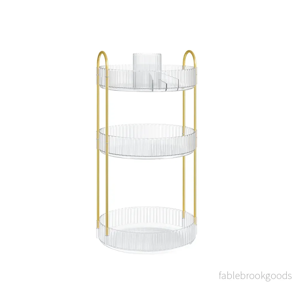 Makeup organizer – 3 nivåer – transparent Makeup organizer – 3 nivåer – transparent