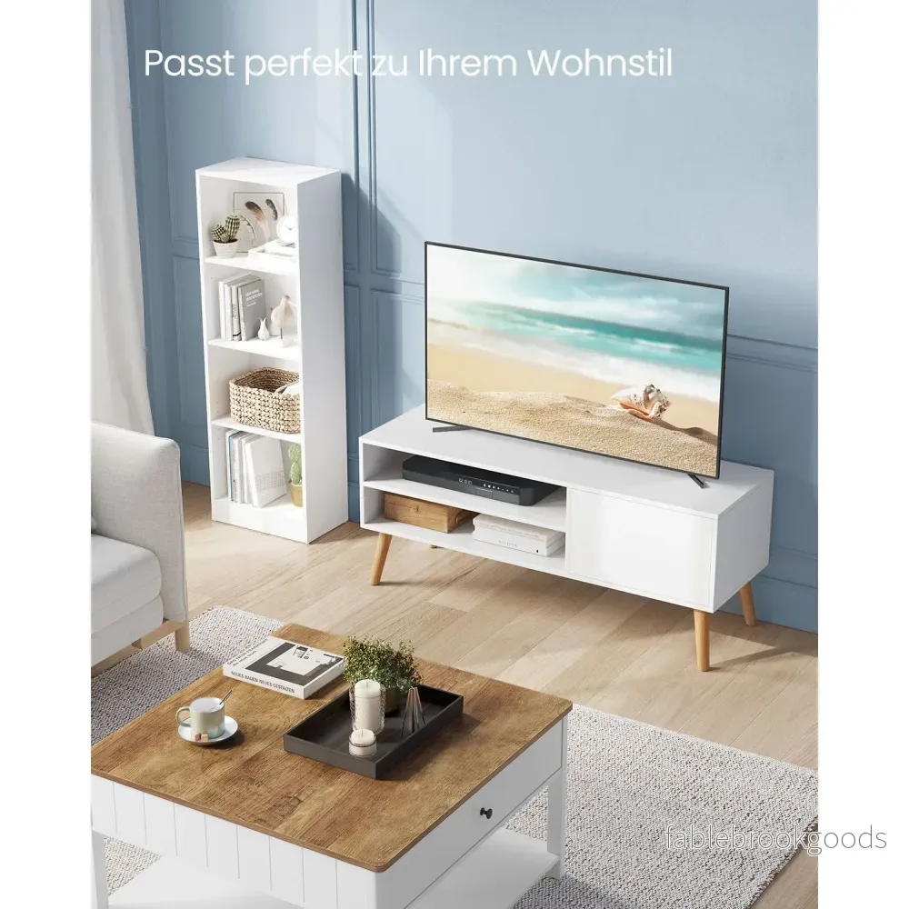 TV-möbler-1 dörr-40 x 120 x 49 cm-vit - Bild 3