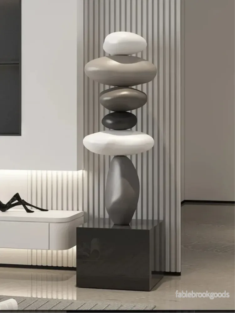 Glowing Stone 80cm Feng Shui Style Sculpture