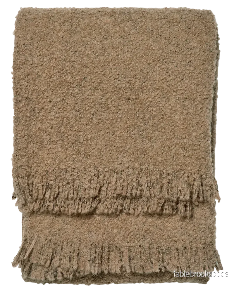 Pläd Bouclé Beige Pläd Bouclé Beige