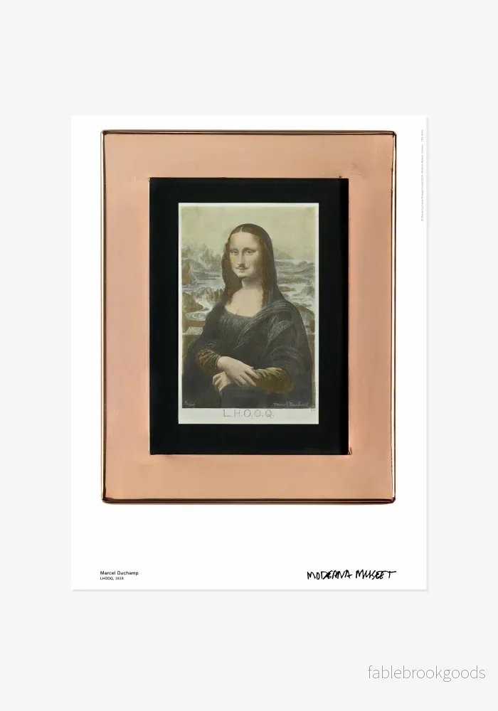 Poster, Marcel Duchamp, LHOOQ Poster, Marcel Duchamp, LHOOQ
