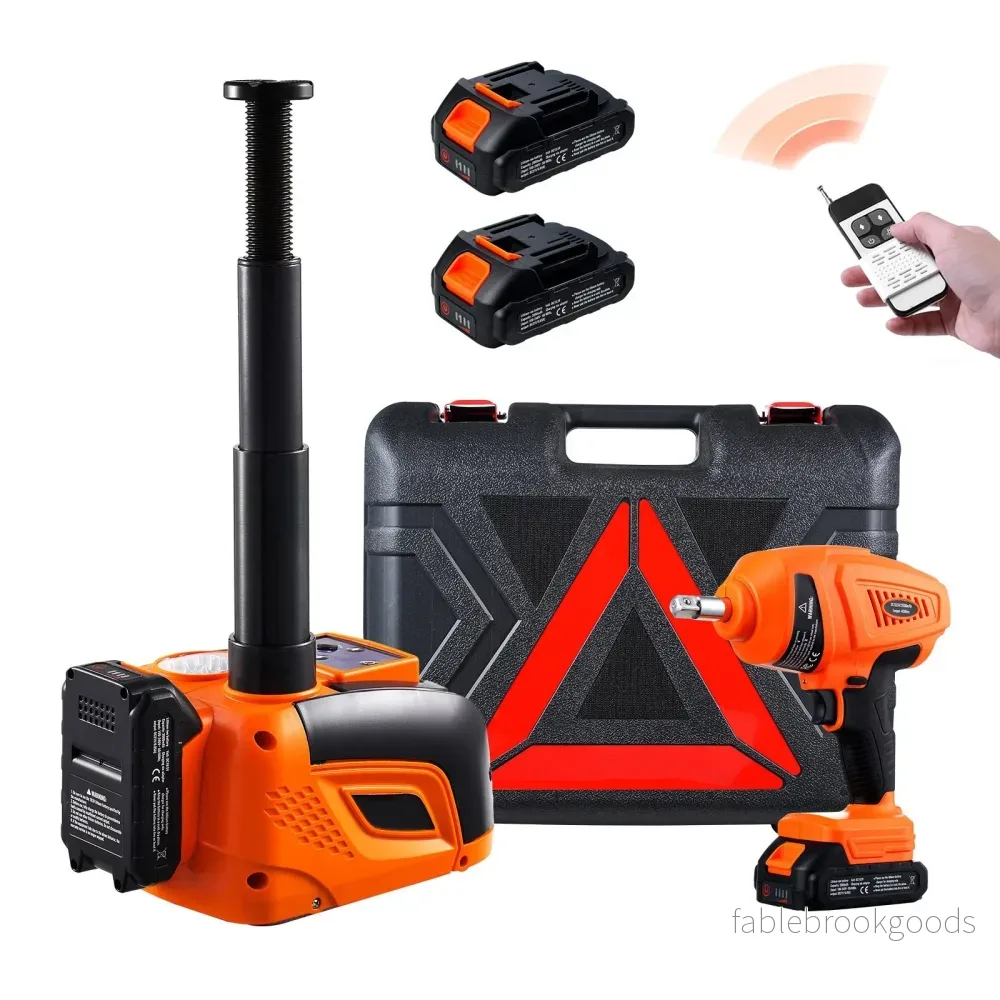 Elektrisk Domkraft & Mutterdragare, 2 Batterier