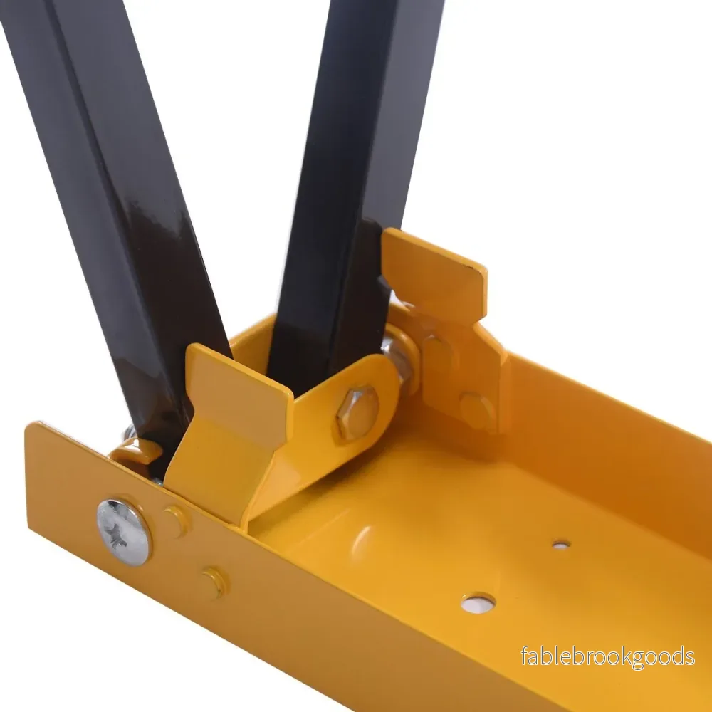 ställningsbock, – domkraftsbock, hopfällbar stödbock, såghjälp, arbetsbock – 2 x 275 kg – Trä - Bild 2