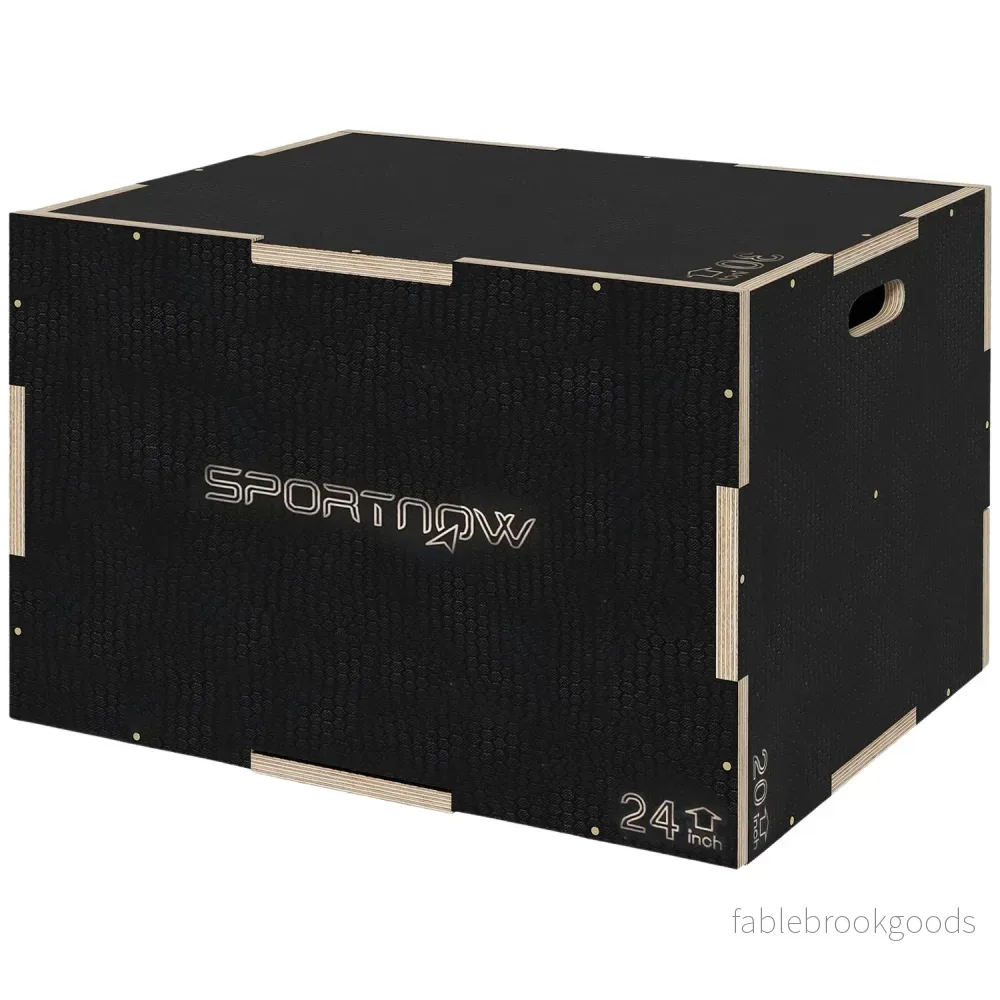 Plyometrisk Jump Box – 3 i 1 träplattform med handtag Plyometrisk Jump Box – 3 i 1 träplattform med handtag