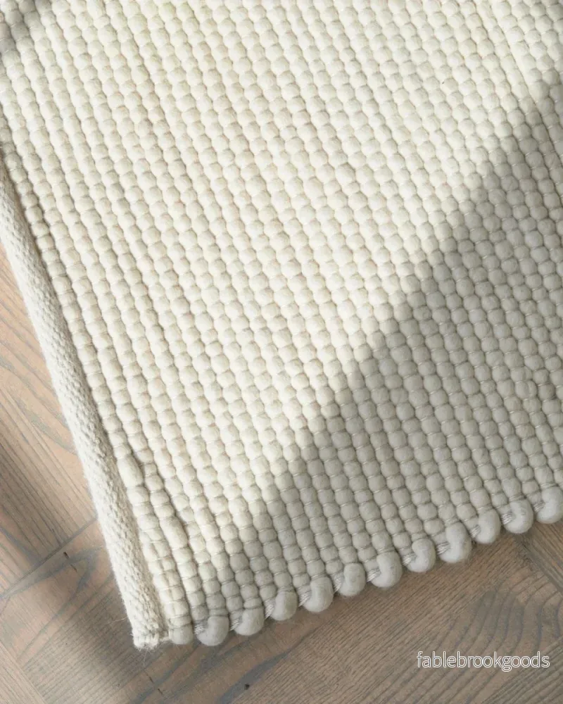 Måttanpassad Matta Merino White - Bild 2
