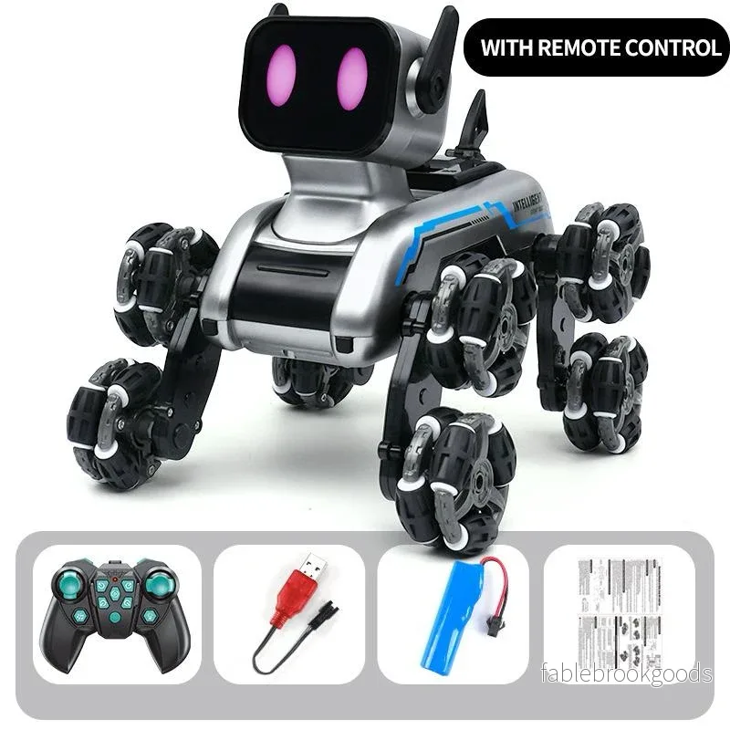 Eight-Wheel RC Robot Dog Interactive Pet Toy - Bild 2