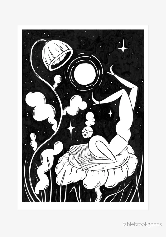 Poster, Saga Bergebo, Floral Reader