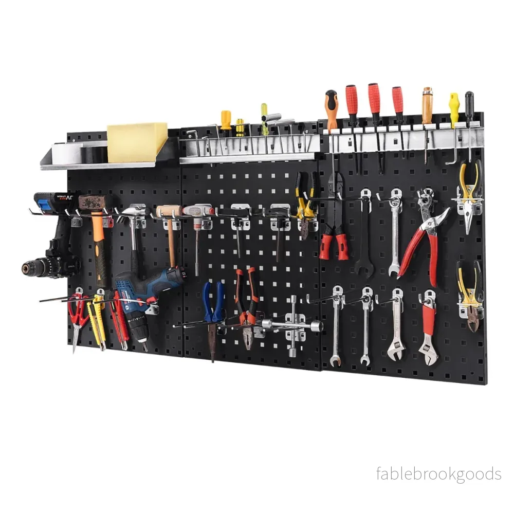 Tool – Wall Pegboard med och delade hängande tillbehör – 3 28 – Svart