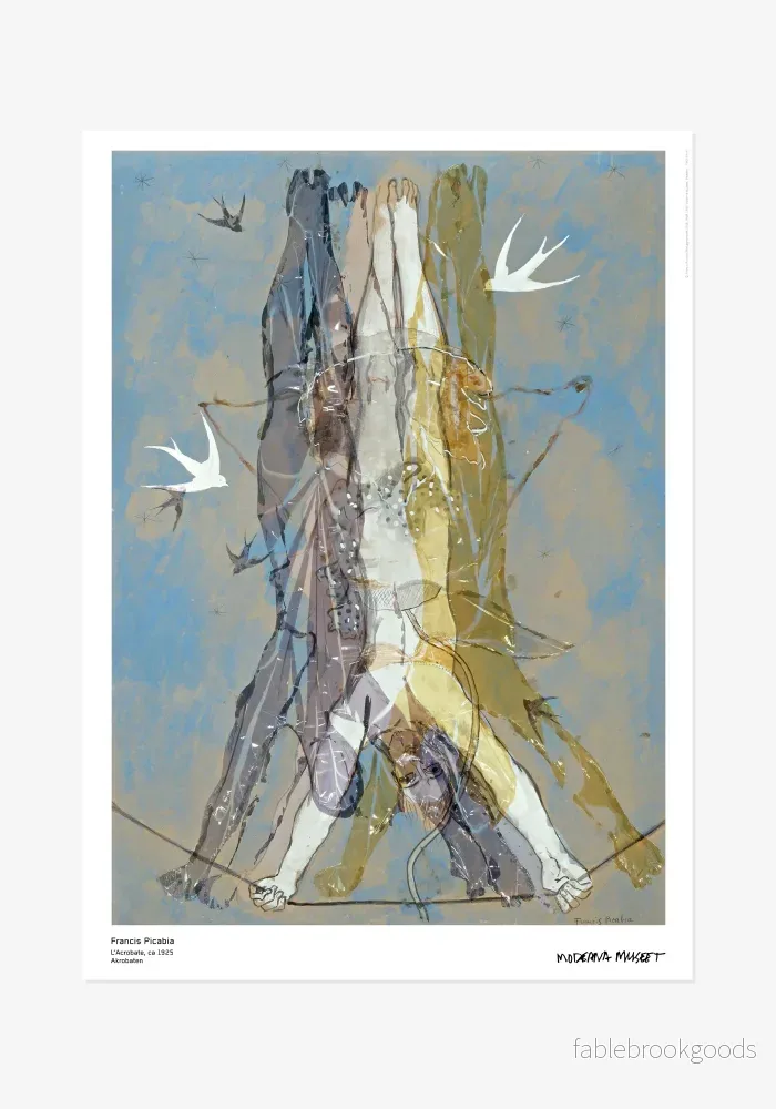 Poster: Francis Picabia, Akrobaten Poster: Francis Picabia, Akrobaten