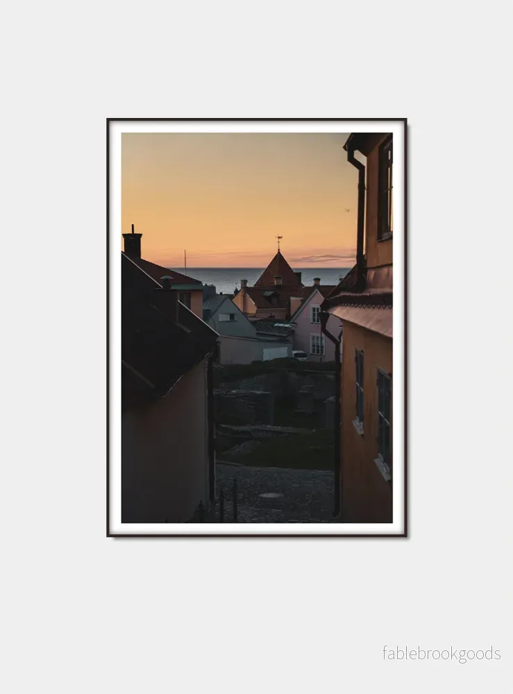 Visby stad – Gotland poster Visby stad – Gotland poster