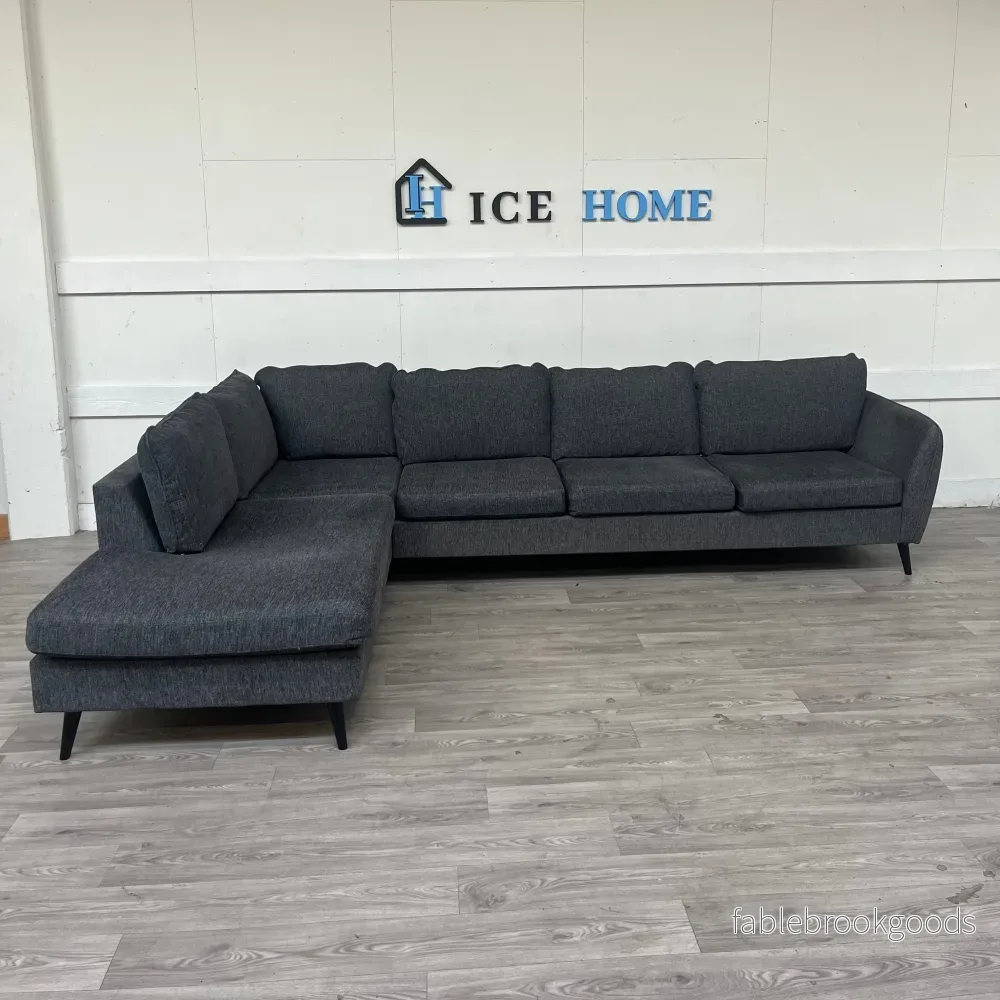 3-sits soffa med divan höger *färg Antracite*