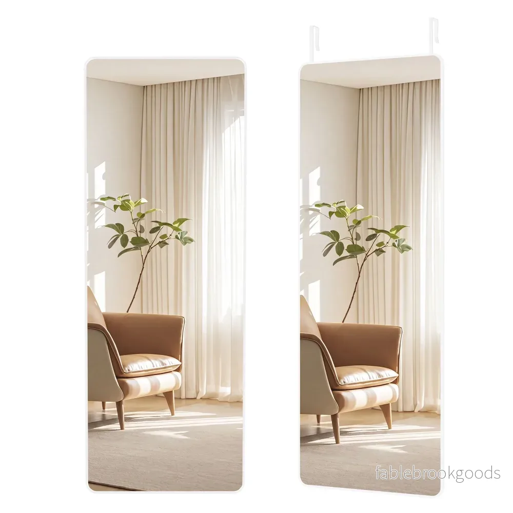 Passpiegel - Van Gehard Glas - Matwit - 120 x 40 x 1,3 cm