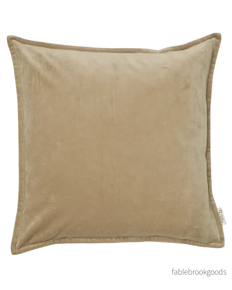 Kuddfodral Classic Velvet Beige