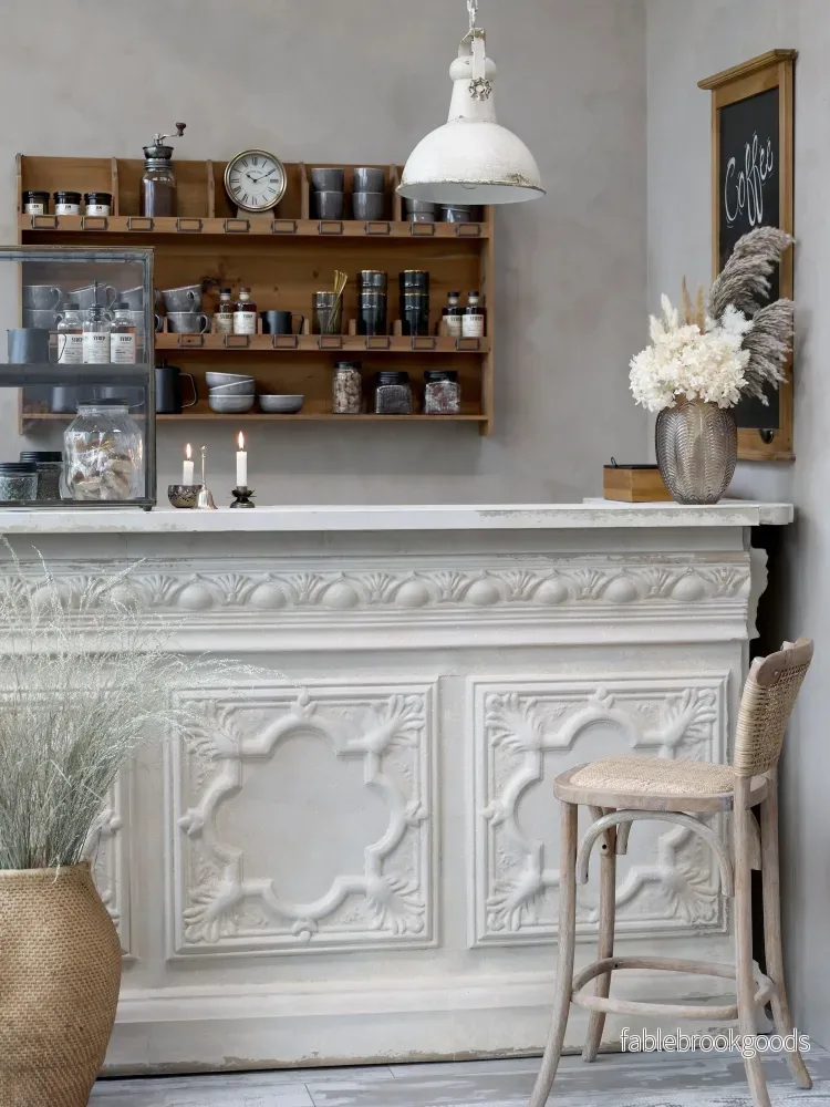 Barstolar i rotting – set om 2, fransk lantlig stil