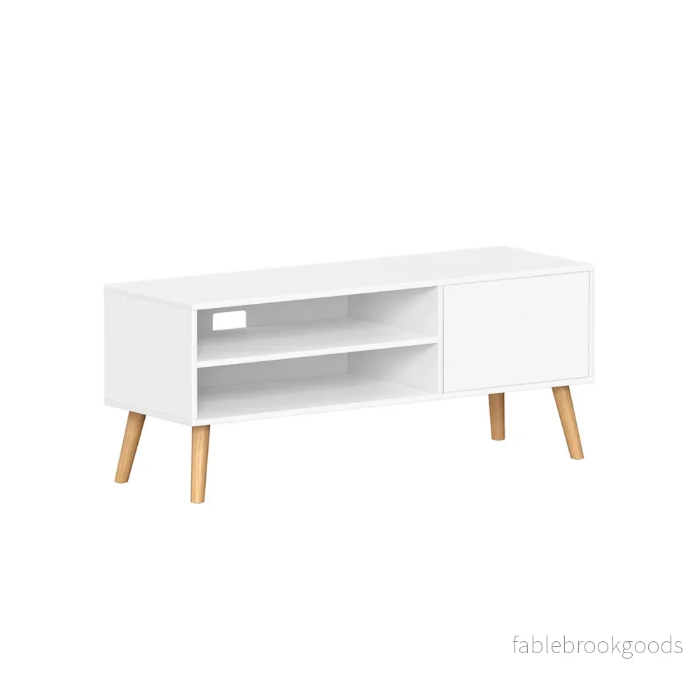 TV-möbler-1 dörr-40 x 120 x 49 cm-vit