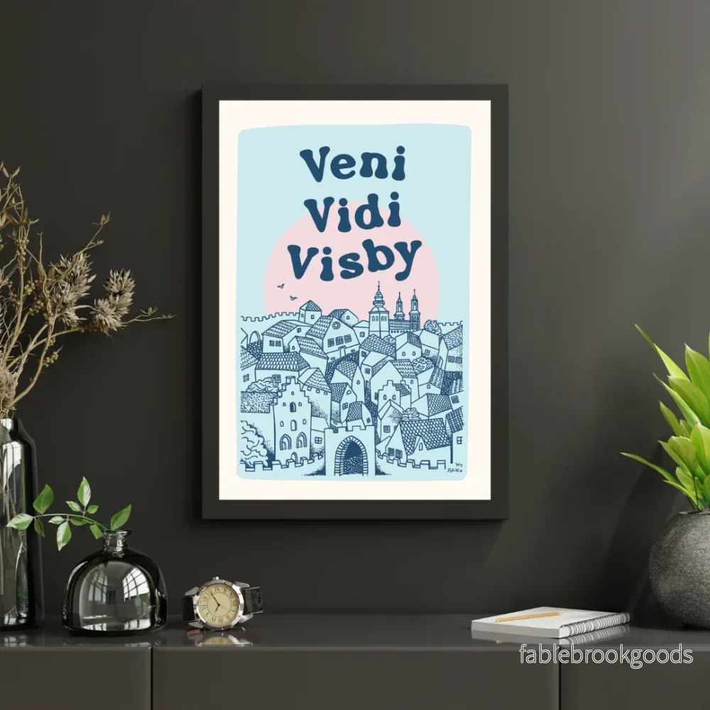 Veni Vidi Visby - Gotland poster - Bild 2
