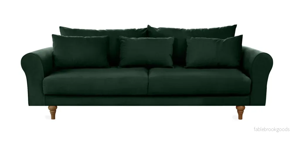 Turku 4-seater sofa/sofa bed Exclusive Velvet, Moss Green, removable & washable covers Turku 4-seater sofa/sofa bed Exclusive Velvet, Moss Green, removable & washable covers