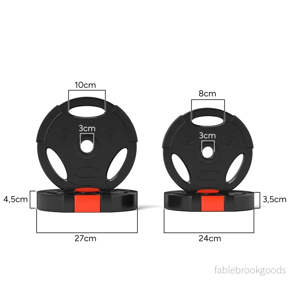 Hantelviktssats, 2 x 2,5 kg/5 kg, 2,5 cm Bar kompatibel - Bild 3