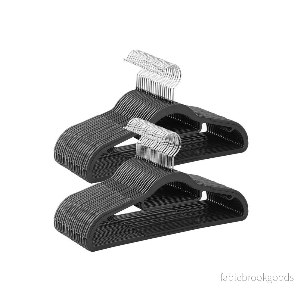 Klädhängare – Anti-slip – Set om 50 – Grå Klädhängare – Anti-slip – Set om 50 – Grå
