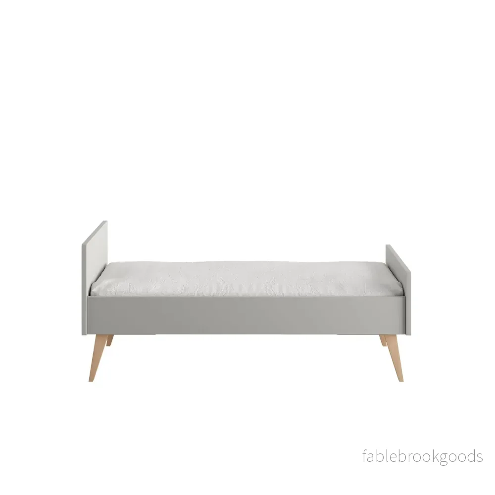 Sara Bed/Cot, 3 growing functions 140 x 70 cm Grey color - Bild 2