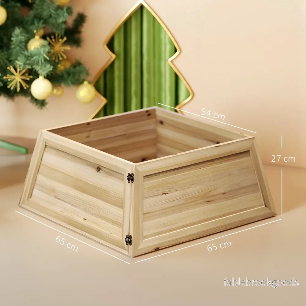 Julgranskjol, 65x65 cm, Naturträ - Bild 3