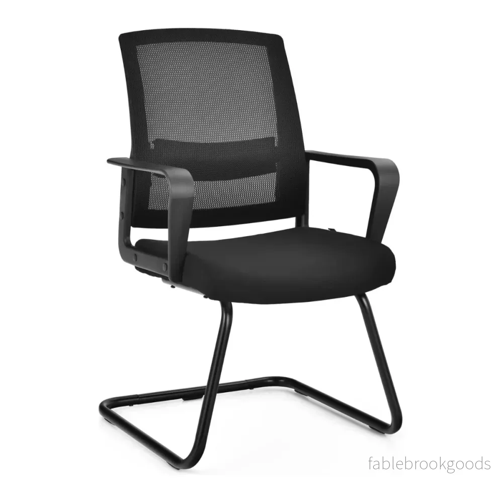 Mesh – kontorsstol med ryggstöd upp till lastkapacitet – 136 kg 60 x 54,5 x 94 cm – Svart - Bild 2