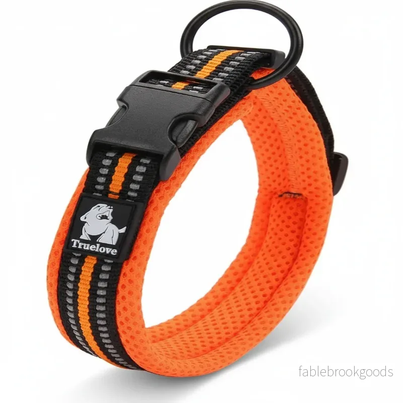 Hundhalsband – Active | Justerbart Hundhalsband med Reflex – Mjukt & Bekvämt Hundhalsband – Active | Justerbart Hundhalsband med Reflex – Mjukt & Bekvämt