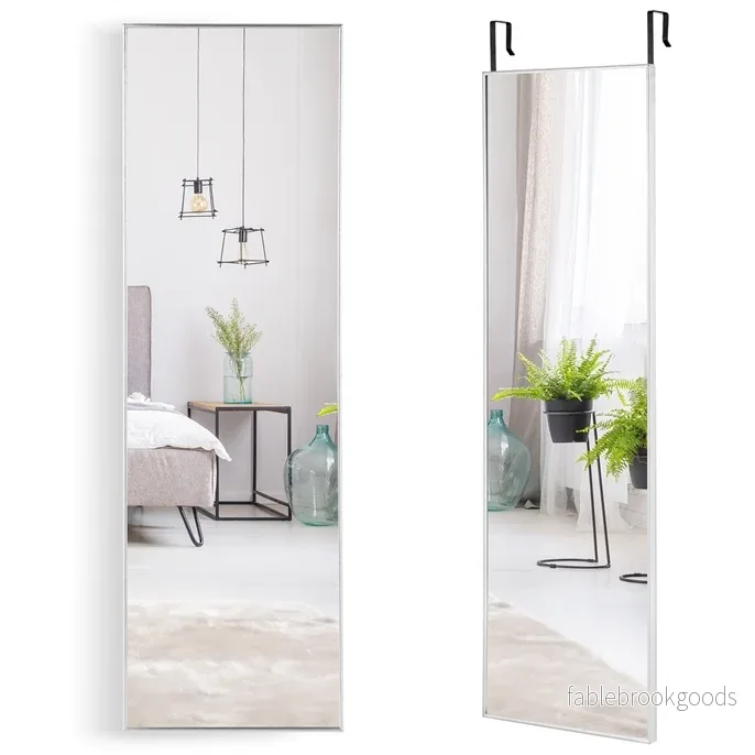Hängspegel – Hellängdsspegel med ram – 120 x 37 x 2 cm – Svart - Bild 2