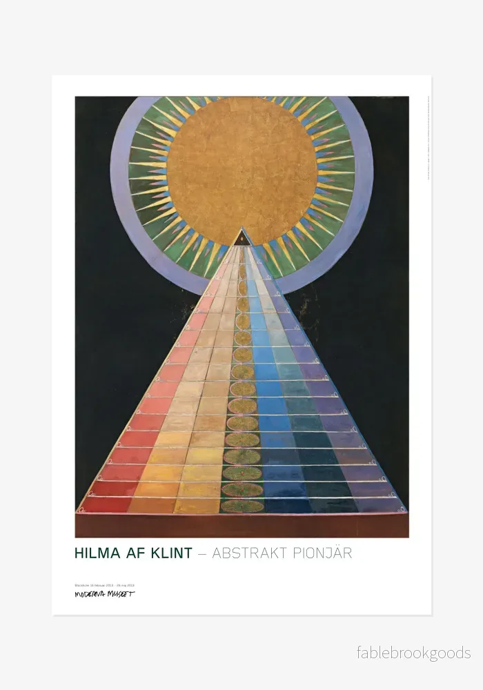 Poster: Hilma af Klint, Altarbild, Nr 1 Poster: Hilma af Klint, Altarbild, Nr 1