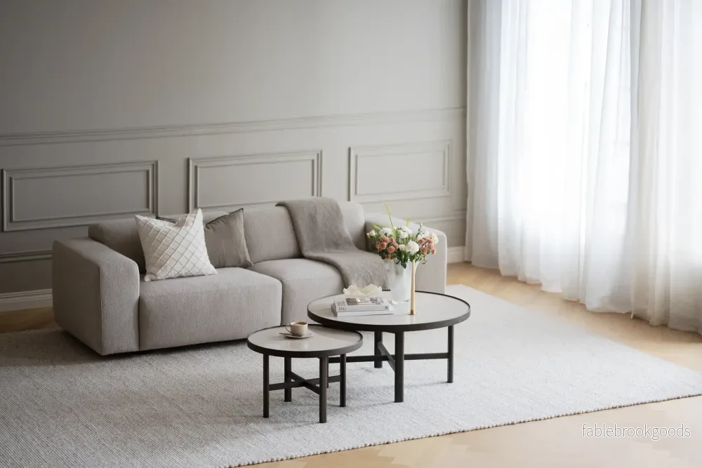 Marsden - Soffbord Beige/Brun 60 cm - Bild 3