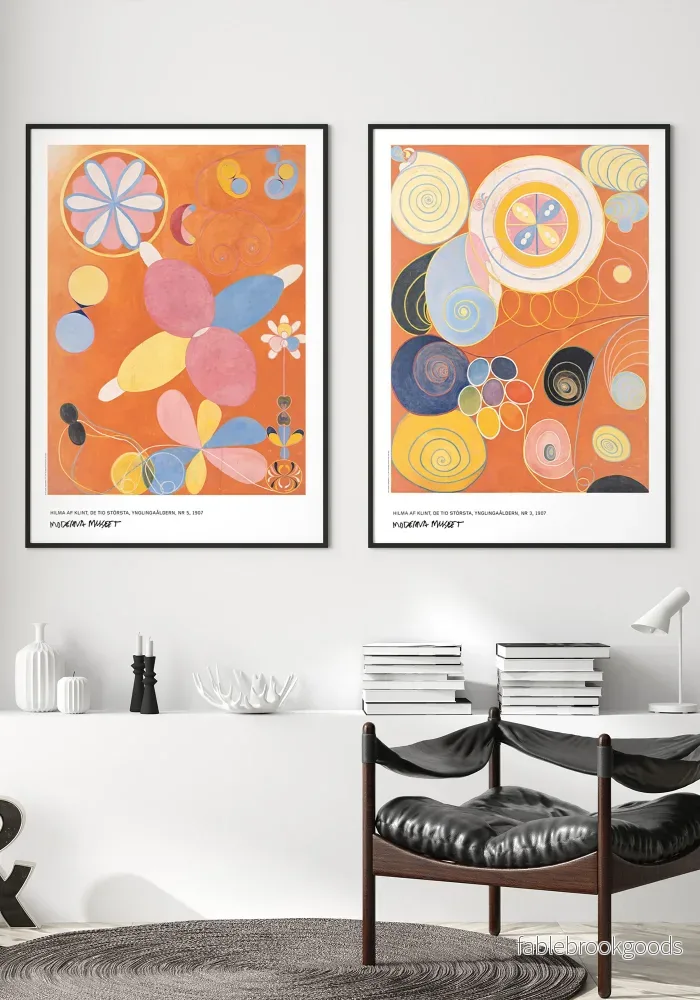Poster, Hilma af Klint, De tio största, Ynglingaåldern, Nr 4 - Bild 2