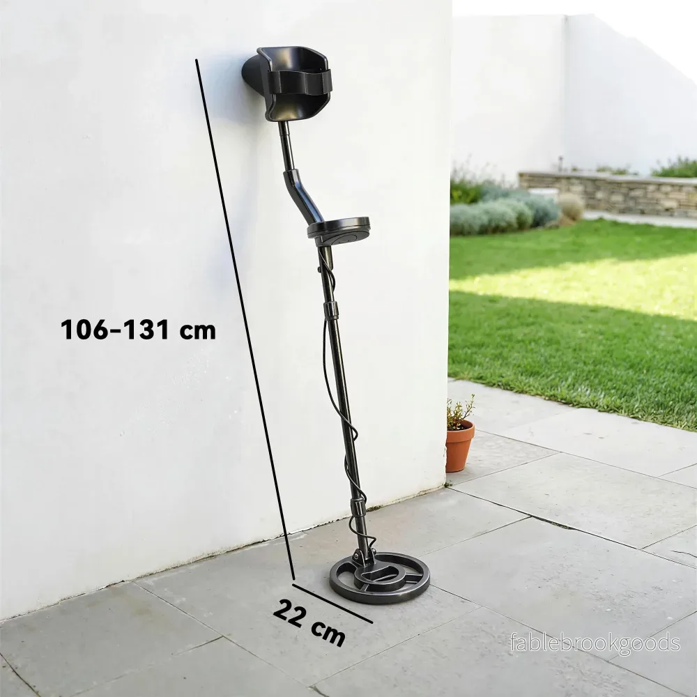 Metalldetektorset med spade och hörlurar, 18 cm djup - Bild 3