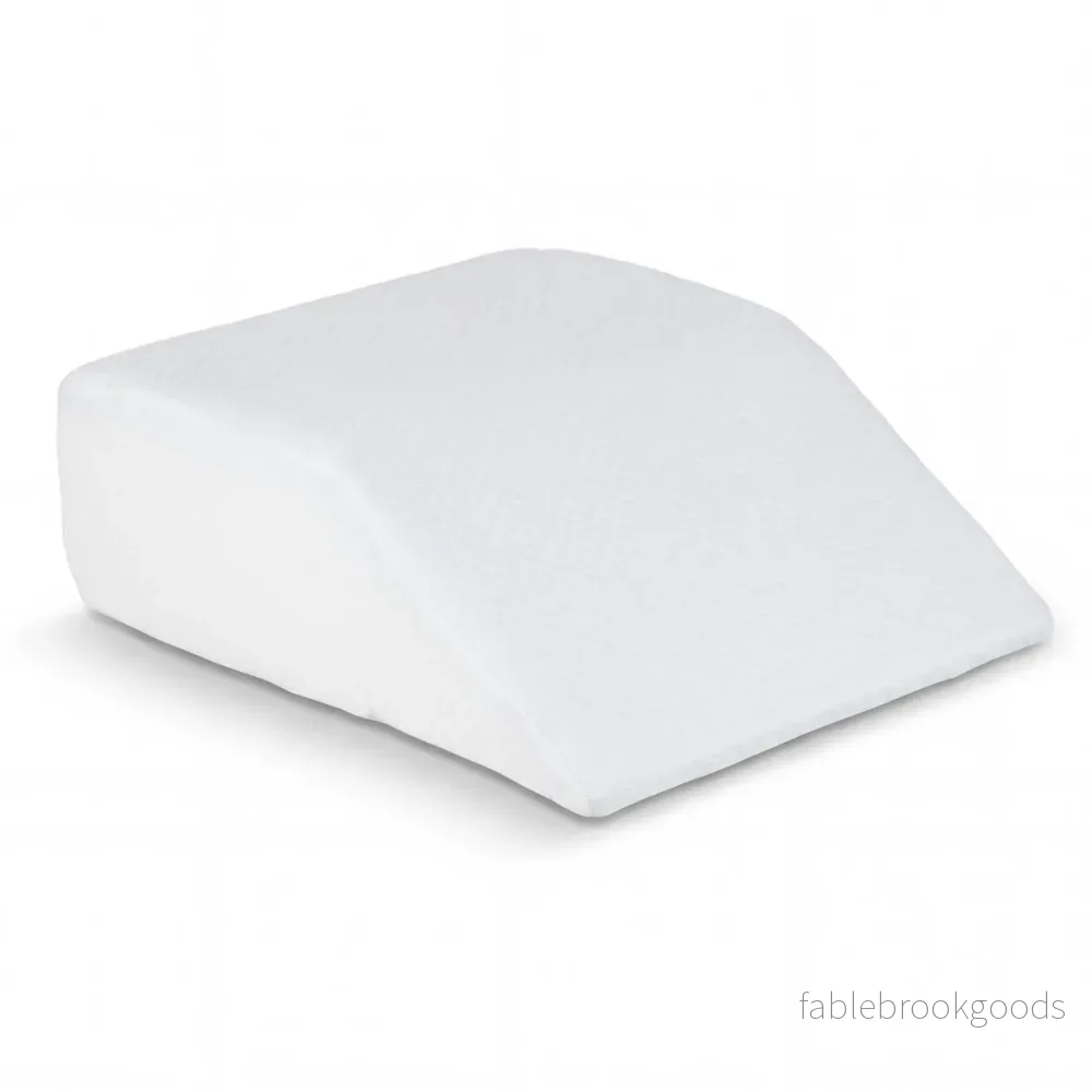 Skumgummivenkudde – för benhöjning, avtagbar och tvättbar, ortopedisk fötter knän – Vit