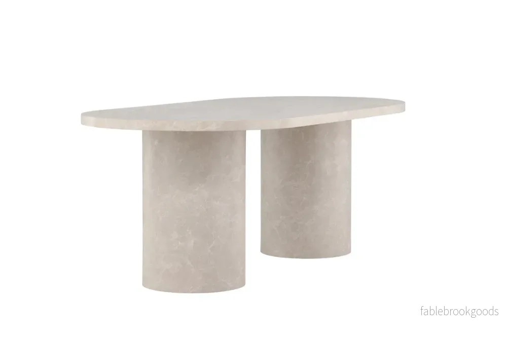 Narvik Matbord 200 x 100 cm Beige Travertinlook | Venture Home - Bild 3