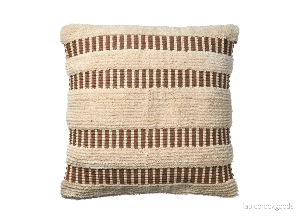 Anna - Kuddfordral Elfenben / Beige