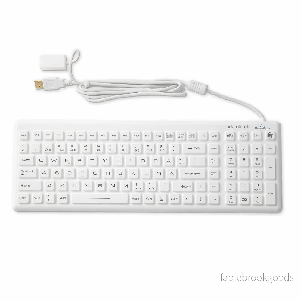 CleanErgo Medicinskt kabelanslutet tangentbord CleanErgo Medicinskt kabelanslutet tangentbord